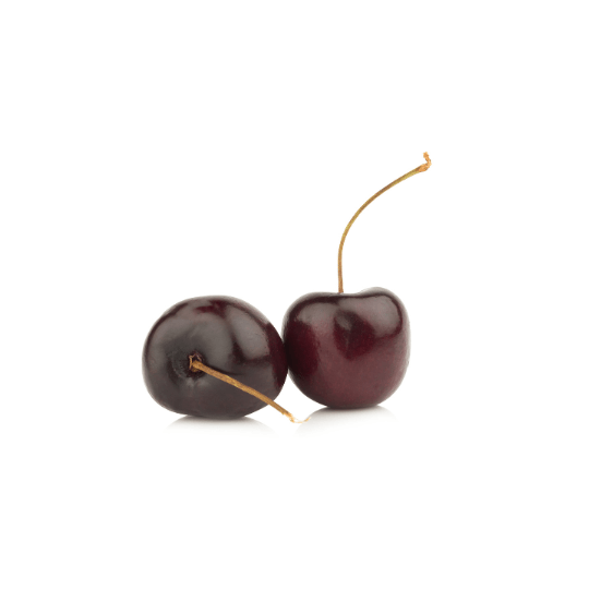 Deux cerises noire