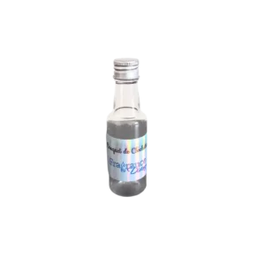 Fiole en forme de bouteille trasnparente de prafum de 50 ml